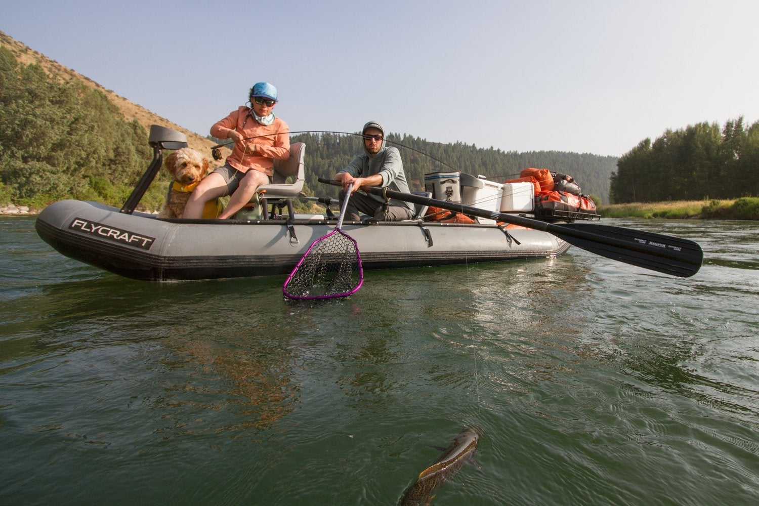 Flycraft's Inflatable Fishing Boat: Guide Pro Package (3-Man